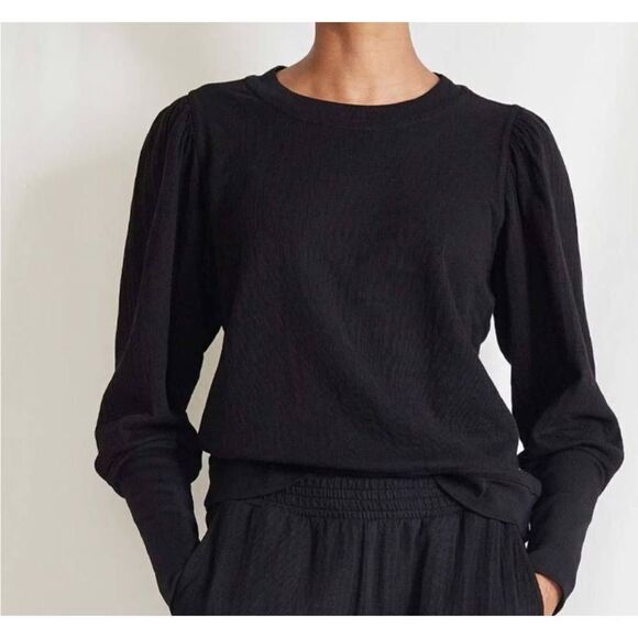 Apiece Apart Olimpio black Sweatshirt sz Small - Picture 1 of 5